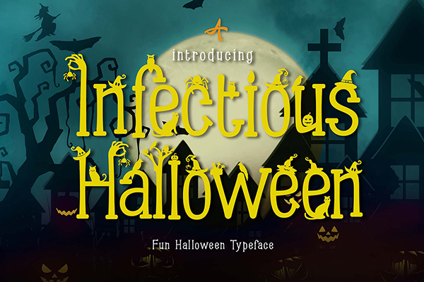 Infectious - Halloween Typeface