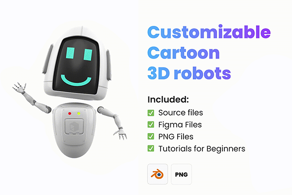 ROBOTZ - Cartoon 3D Robots