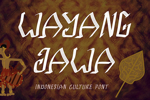 Wayang Jawa - Display Font