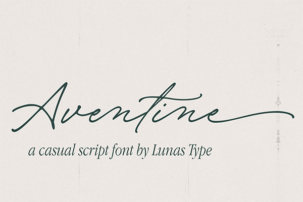 Aventine - Casual Script Font