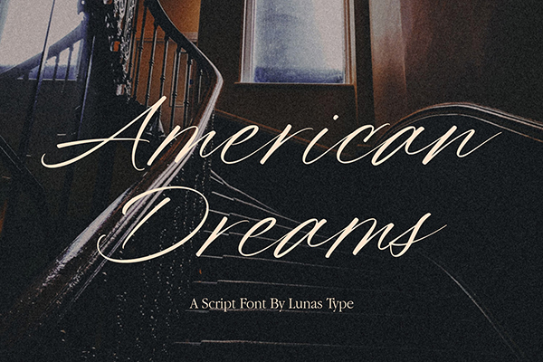 American Dreams - Script Font
