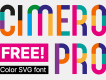Cimero Pro SVG Color Font