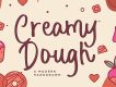 Creamy Dough Hand-drawn Font