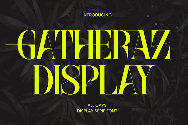 Gatheraz Display Font