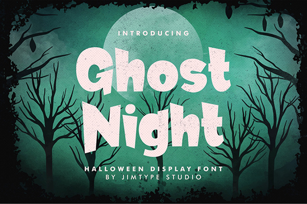 Ghost Night - Display Font