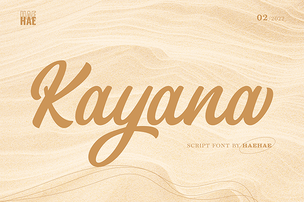 Kayana Script Font