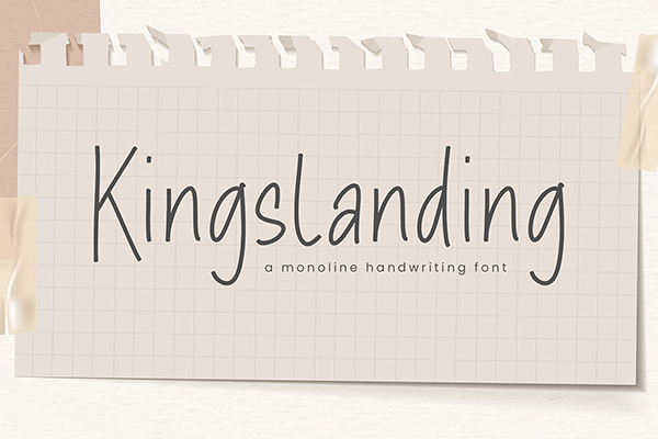 Kingslanding Handlettering Font