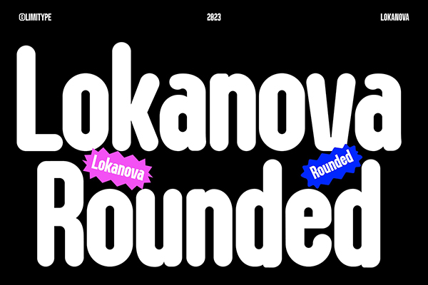 Lokanova Rounded - Display Font