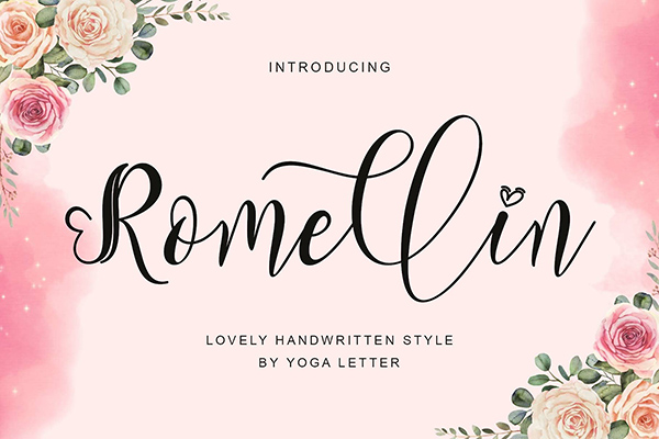 Romellin Handlettering Script
