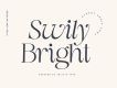 Swily Bright - Serif Font