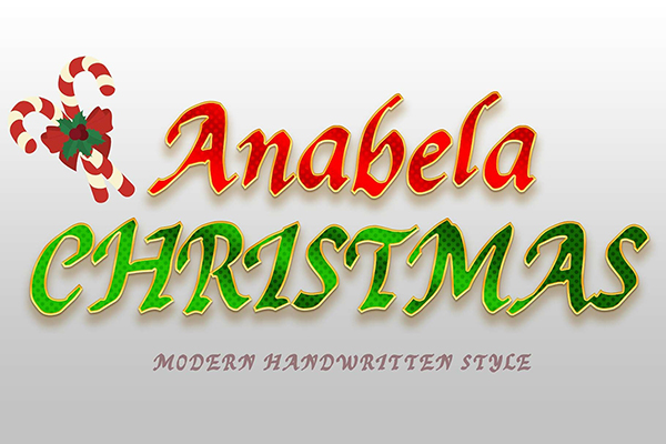 Anabela Christmas Font
