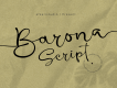 Barona Signature Font