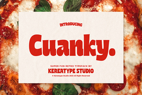 Cuanky - Fun Retro Font