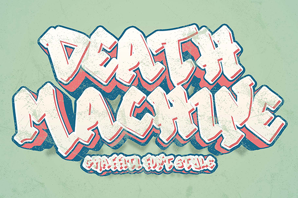 Death Machine - Display Font