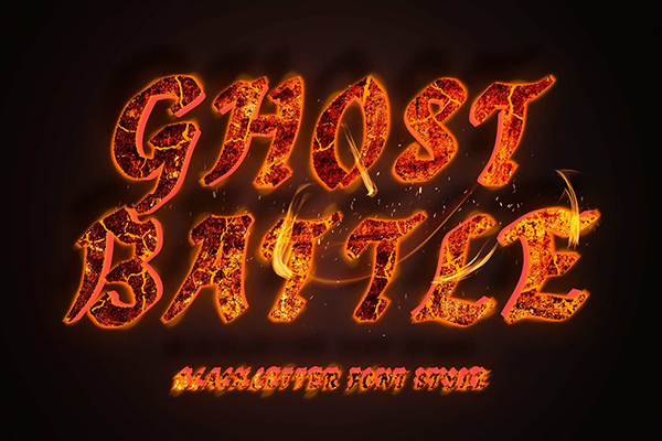 Ghost Battle - Display Font