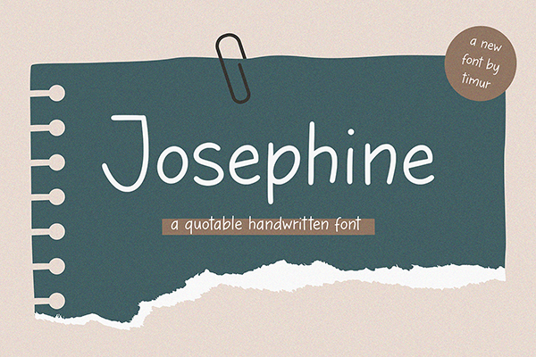 Josephine - Handlettering Font
