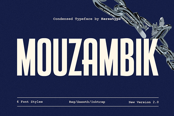 Mouzambik - Condensed Font Family