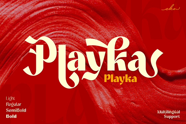 Playka - Display Font