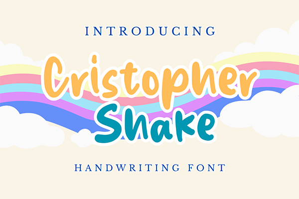 Cristopher Shake Display Font