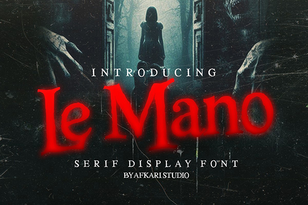 Le Mano – Unique Display Font