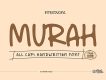 Murah - Handwritten Font