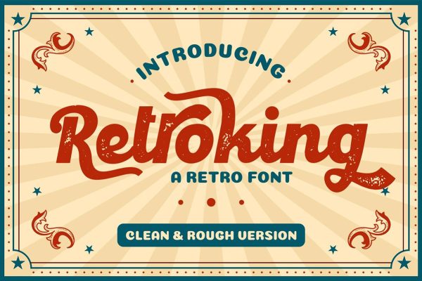 Retroking - A Retro Font