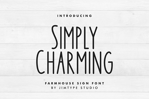 Simply Charming Display Font