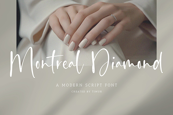 Montreal Diamond - Script Font