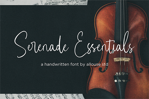 Serenade Essentials Script Font