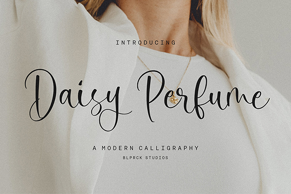 Daisy Perfume - Modern Font