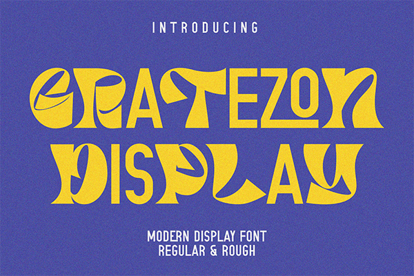 Gratezon – Display Font