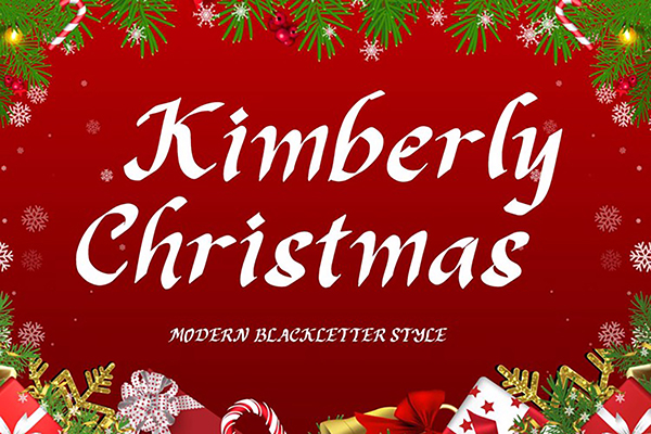 Kimberly Christmas - Blackletter