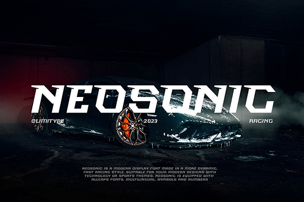 Neosonic - Futuristic Font