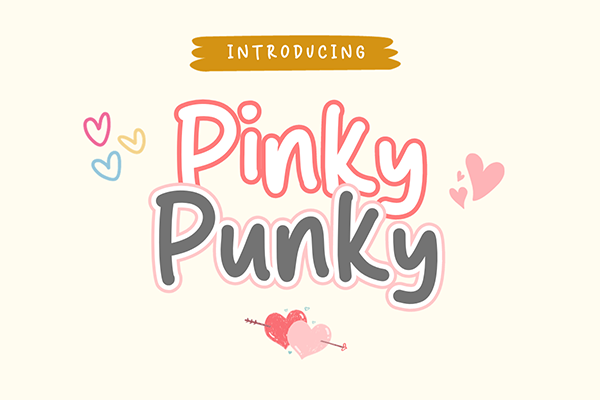Pinky Punky - Cute Font