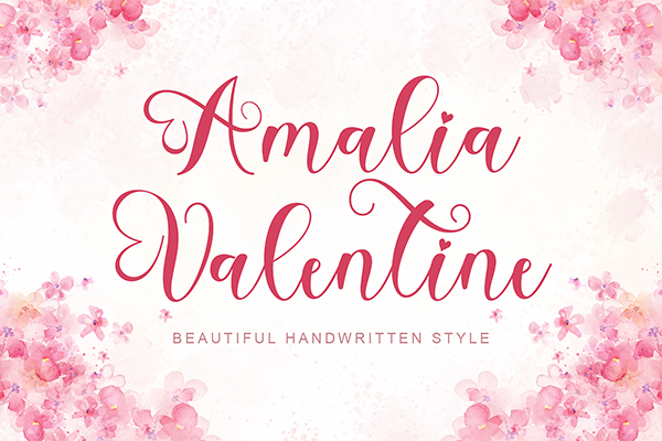 Amalia Valentine - Script Font