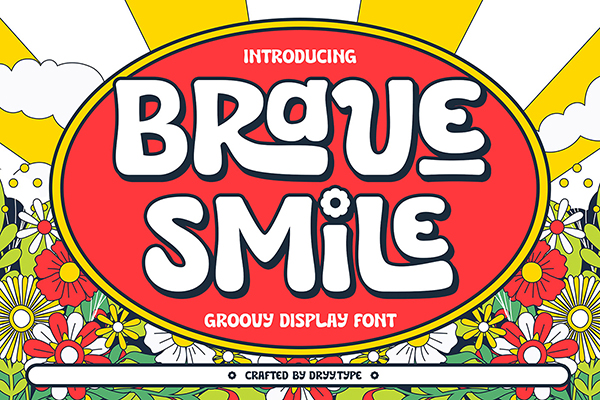 Brave Smile - Display Font