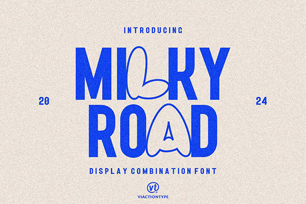 Milky Road – Font Combination