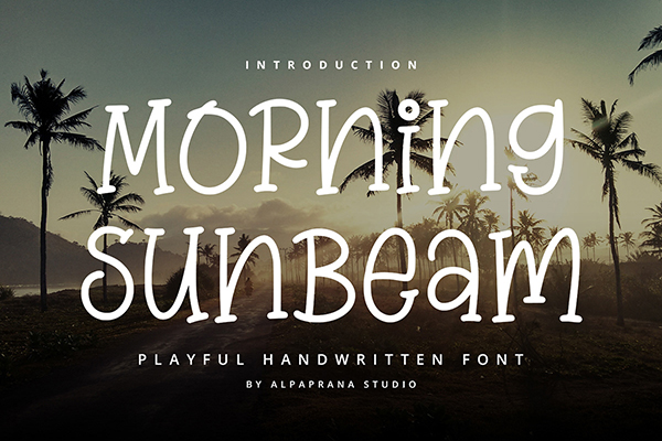 Morning Sunbeam - Handwritten Font