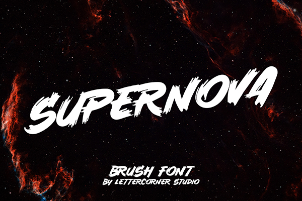 Supernova - Display Font