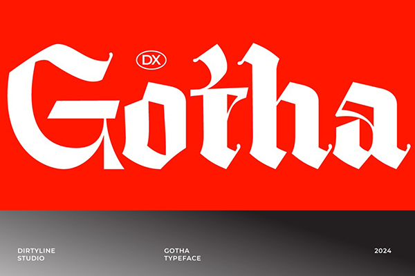 Dx Gotha - Blackletter Font