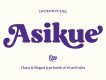 Asikue - Classy Bold Serif Font