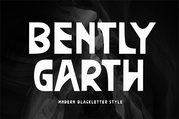 Bently Garth Display Font