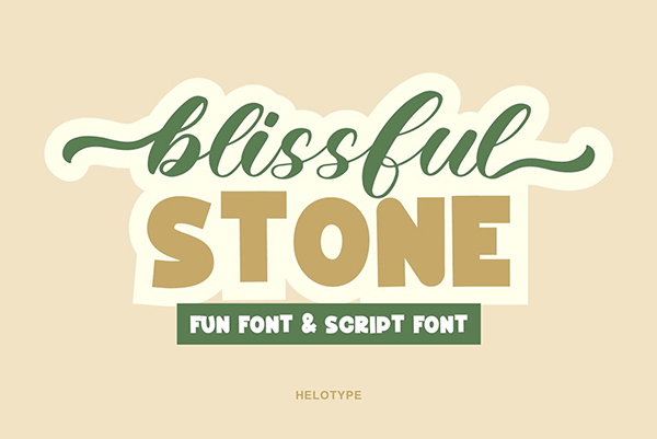 Blissful Stone Script
