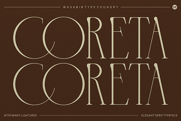 Coreta - Elegant Serif Typeface