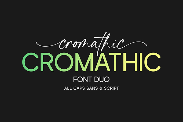 Cromathic - Script Font