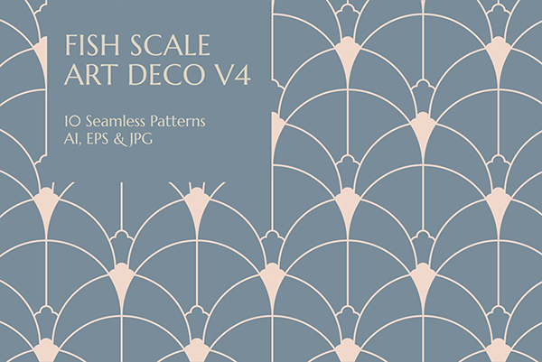 Fish Scale - Seamless Patterns