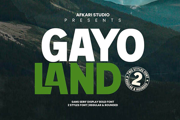 Gayo Land - Sans Serif