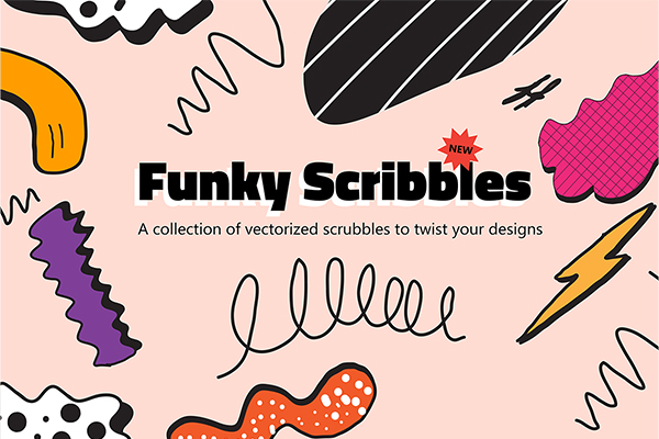 Funky Scribbles - Vector Elements