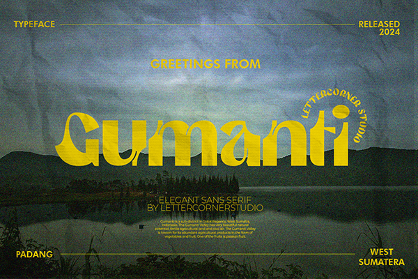Gumanti - Elegant Display Font