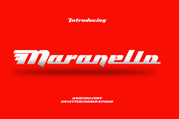 Maranello Display Font
